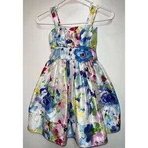 Emily West Floral Dress Girls 7